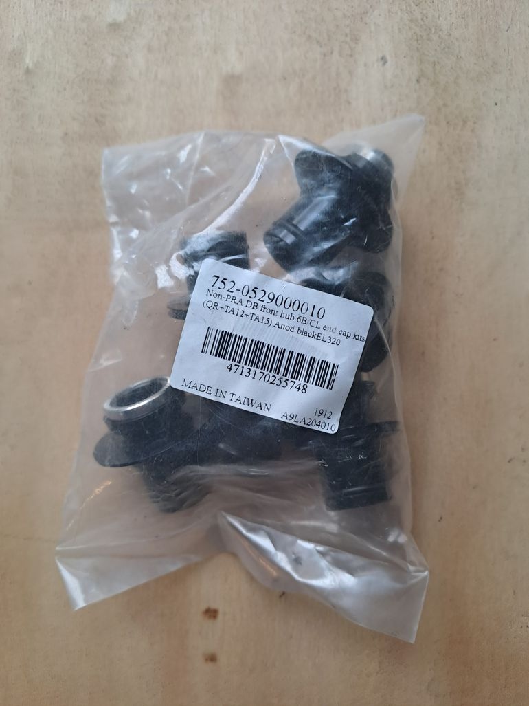 Used Vision ACC Ricambi Adattatore Mozzo Anteriore Non-Pra DB Kit Tappi Terminali 6B/CL 2018 bike — image 2 of 3