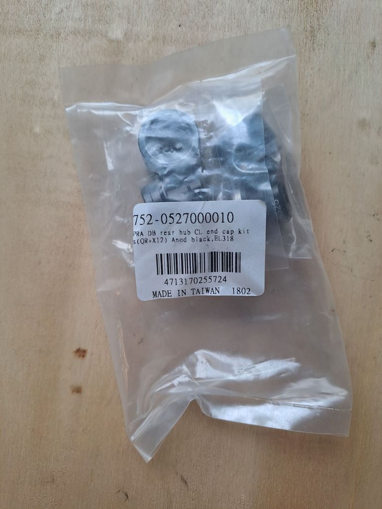 Used Vision Rear Hub End Cap DB-CL PRA (QR+X12) EL318 V18 bike — image 2 of 3