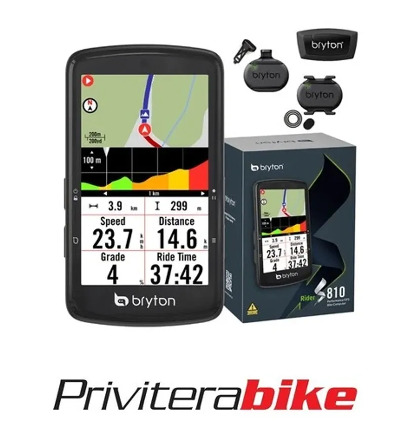 Used Bryton RIDER S810T + KIT DUAL SENSOR + HRM - BRS810T 2026 Cycling Accessories