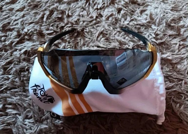 Used Oakley Flight Jacket Sunglasses - Tour de France Collection bike — image 4 of 6