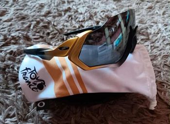 Used Oakley Flight Jacket Sunglasses - Tour de France Collection bike