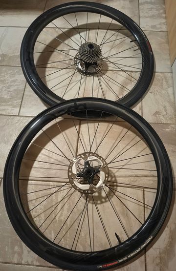 Gebrauchtes Deda Elementi RS4 DB 38mm Carbon Disc Brake Wheelset 2023 Wheels