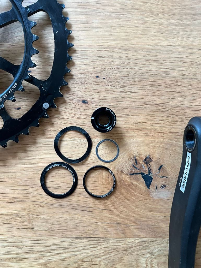 Used Cannondale Hollowgram Crankset 52-36 bike — image 6 of 6