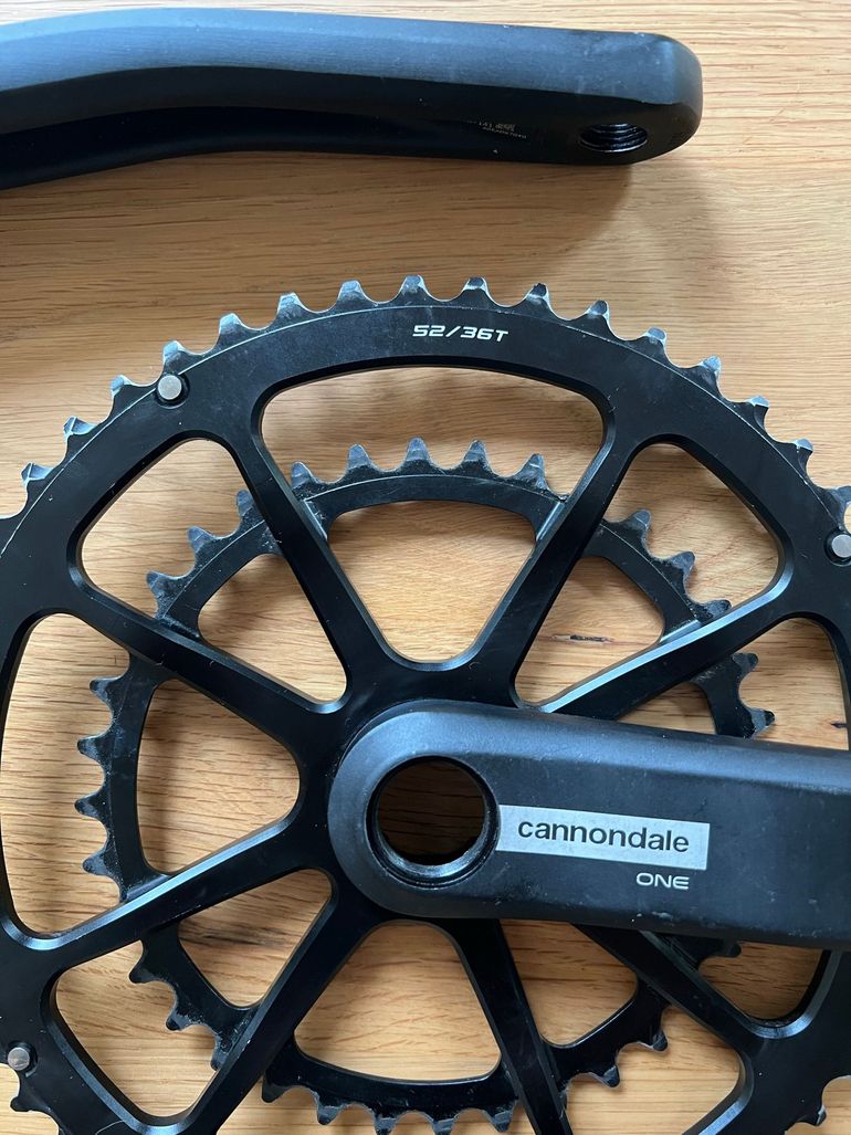 Used Cannondale Hollowgram Crankset 52-36 bike — image 2 of 6