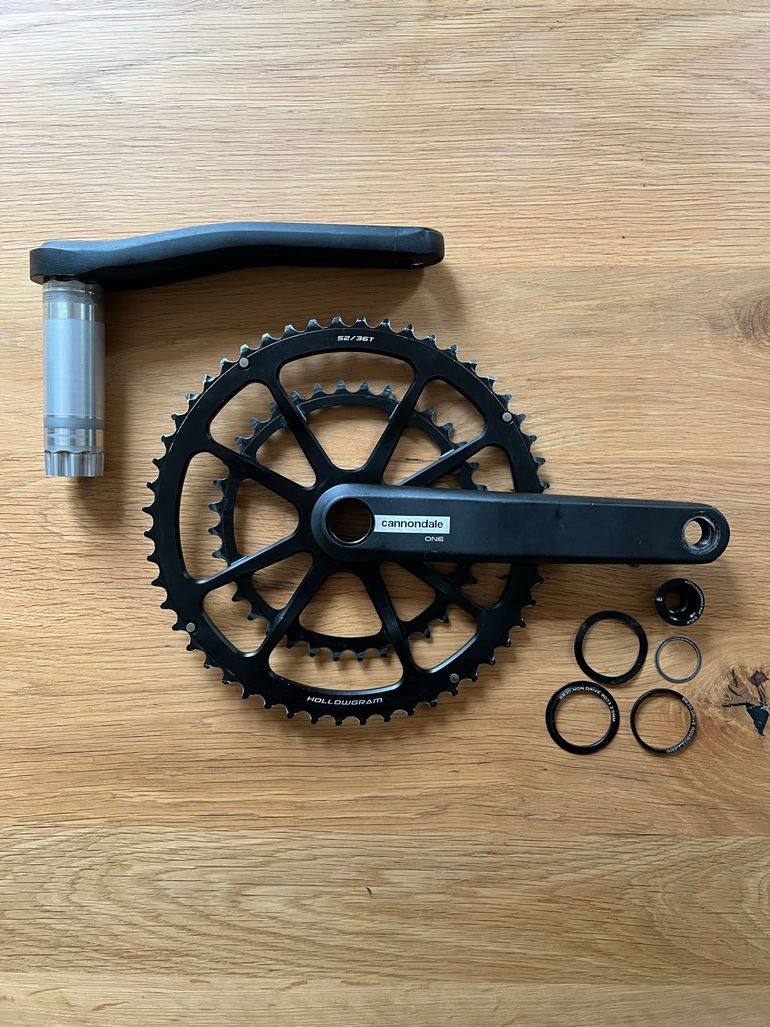 Used Cannondale Hollowgram Crankset 52-36 bike — image 1 of 6