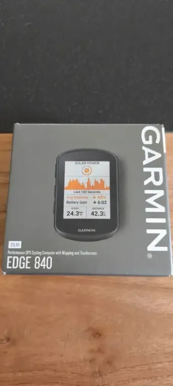Used Garmin Edge 840 Solar bike