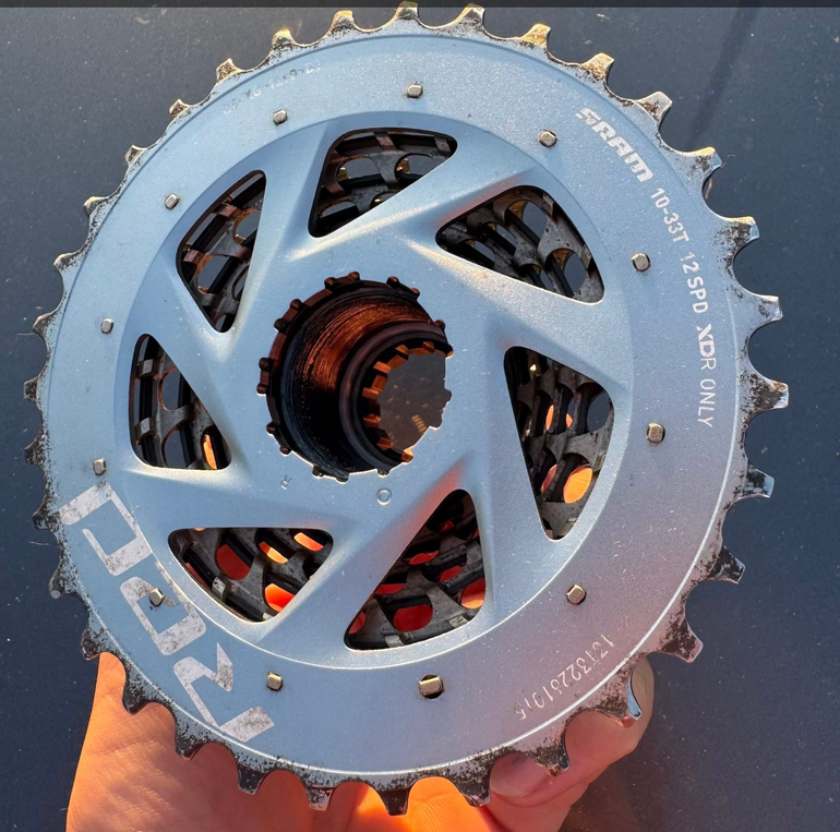 Used Sram SXG-1290 12-Speed 10-33t Cassette RED bike — image 3 of 5