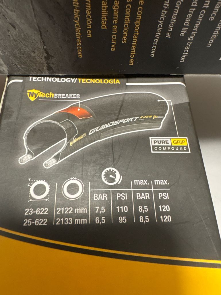 Used Continental Grand Sport Race bike — image 3 of 4