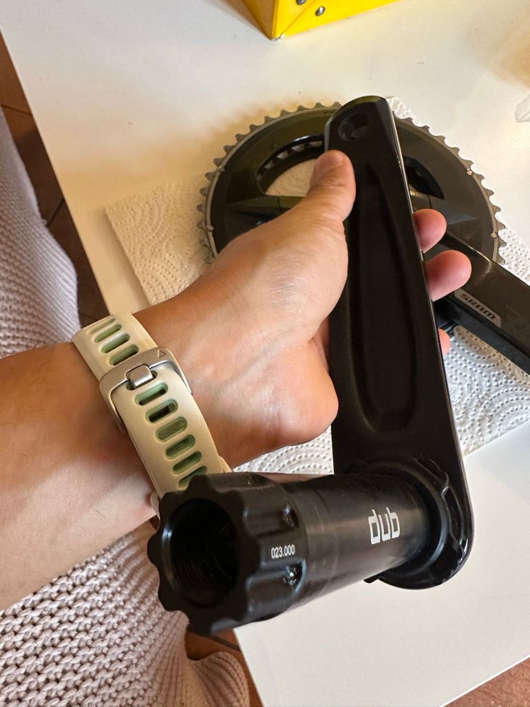 Used Sram Rival AXS 12v 46 33 Crank Power Meter 2025 bike — image 2 of 5