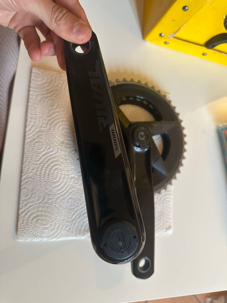 Used Sram Rival AXS 12v 46 33 Crank Power Meter 2025 bike — image 4 of 5