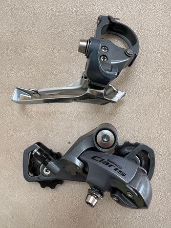 Used Shimano Claris deragliatori posteriore-anteriore bike
