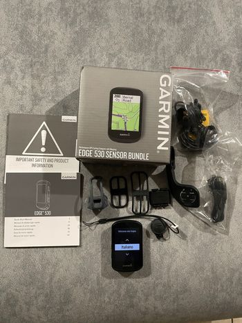 Used Garmin Edge 530 Sensor Bundle bike