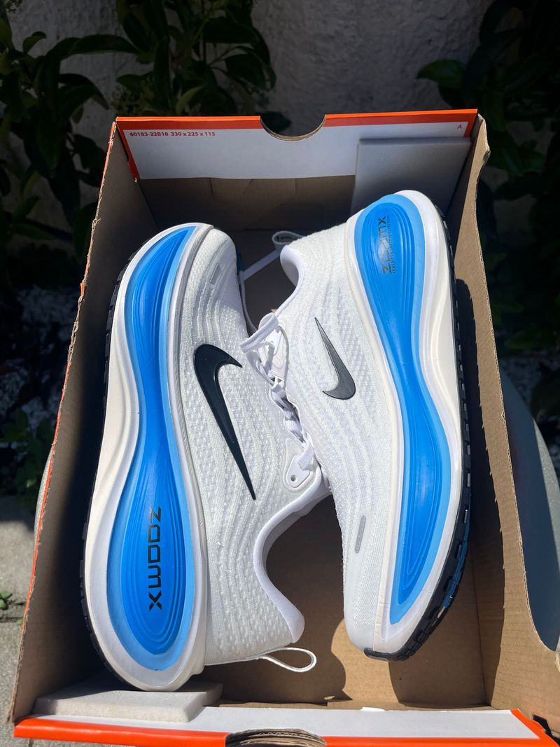 Used Nike Vomero Plus White Blue Hero 2025 Running Shoes