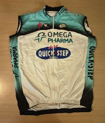 Vermarc Smanicato Omega Pharma Quick Step 2013 Running Clothing usato