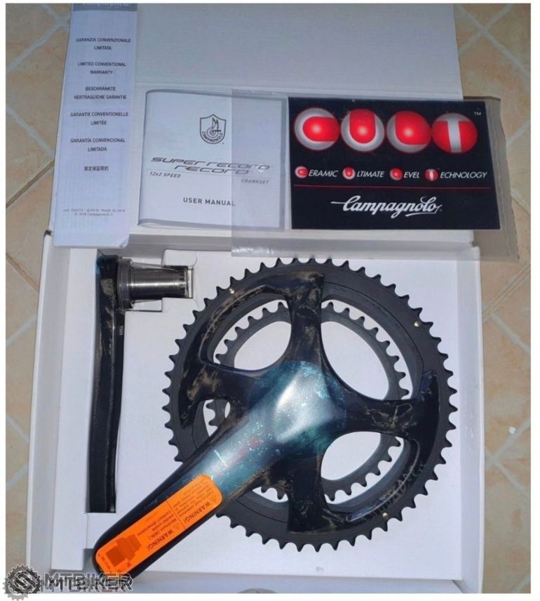 Used Campagnolo Super Record Carbon 2X12s Ultra Torque 172.5mm 52/36z bike — image 1 of 3
