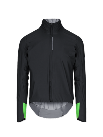 Tweedehands Q36.5 Rain Shell Jacke Schwarz XL 2024 Cycling Clothing