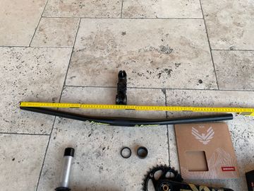 Gebrauchtes Kaiser MTB Lenker Carbon mit Aluvorbau 750 mm Top Zustand 2022 Cockpit