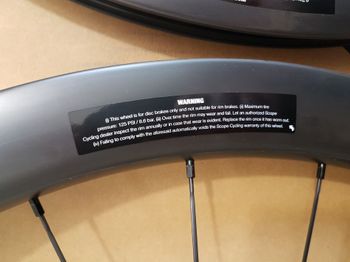 Used Scope R4.A AllRoad Carbon Clincher Disc 45 mm Tubeless Ready / Tubetype Shimano HG Black bike — image 8 of 25