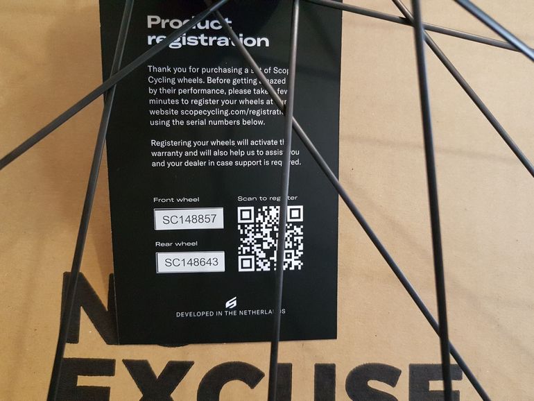 Used Scope R4.A AllRoad Carbon Clincher Disc 45 mm Tubeless Ready / Tubetype Shimano HG Black bike — image 20 of 25