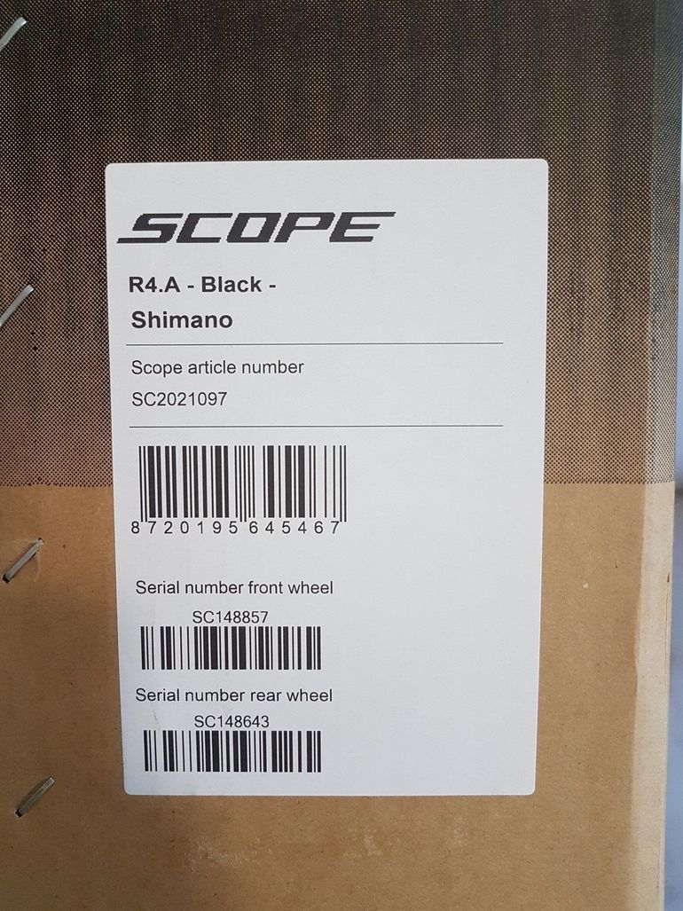 Used Scope R4.A AllRoad Carbon Clincher Disc 45 mm Tubeless Ready / Tubetype Shimano HG Black bike — image 25 of 25