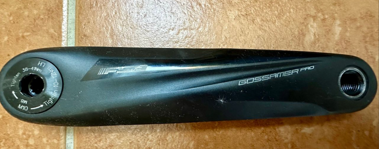 Used Fsa Gossamer PRO AGX+ 46/30T crankset with MegaExo BB-6000 bike — image 6 of 8