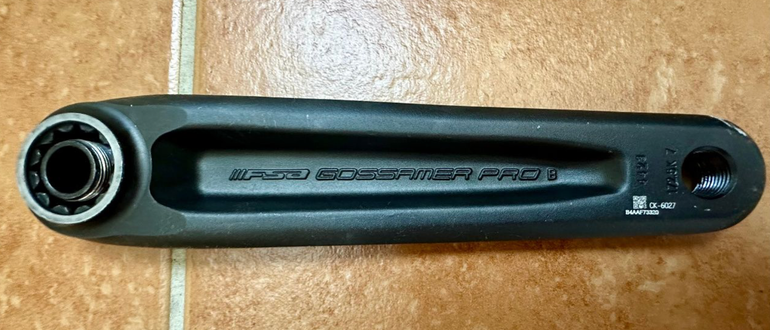 Used Fsa Gossamer PRO AGX+ 46/30T crankset with MegaExo BB-6000 bike — image 7 of 8