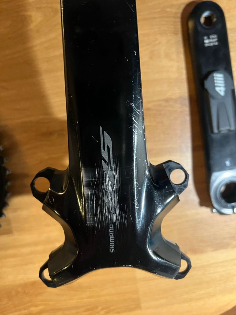 Used Shimano 105 FC-7100 50/34 12S with 4iiii Powermeter 2024 bike — image 6 of 6