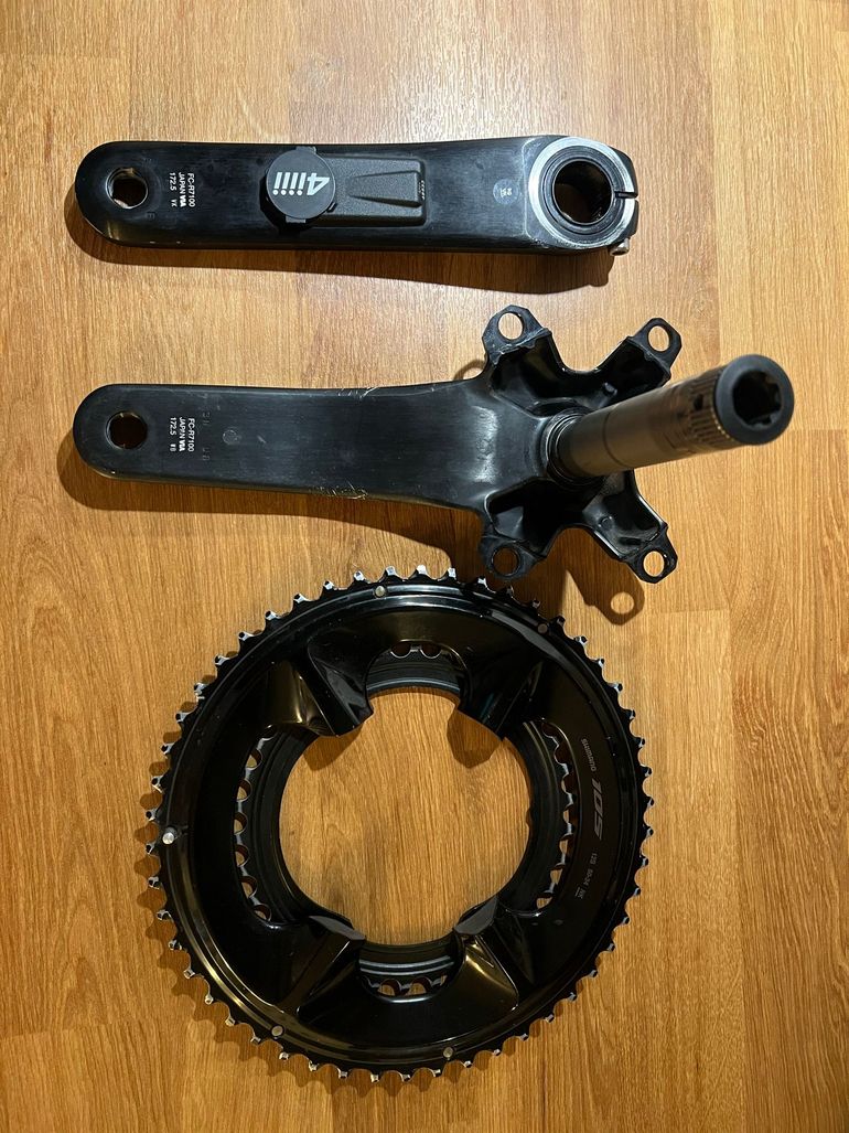 Used Shimano 105 FC-7100 50/34 12S with 4iiii Powermeter 2024 bike — image 1 of 6