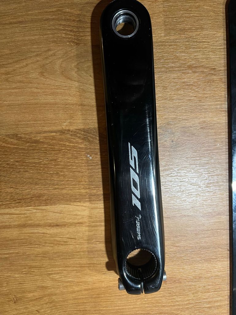 Used Shimano 105 FC-7100 50/34 12S with 4iiii Powermeter 2024 bike — image 4 of 6