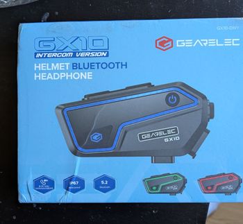 Used Gearelec gx10 GX10 Bluetooth Motorcycle Intercom bike — image 2 of 2