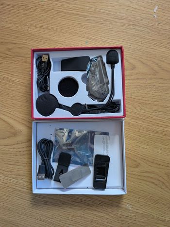 Używany Gearelec gx10 GX10 Bluetooth Motorcycle Intercom bike — zdjęcie 4 z 5