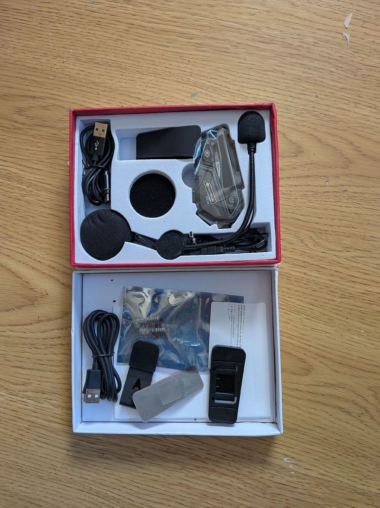 Używany Gearelec gx10 GX10 Bluetooth Motorcycle Intercom bike — zdjęcie 4 z 5