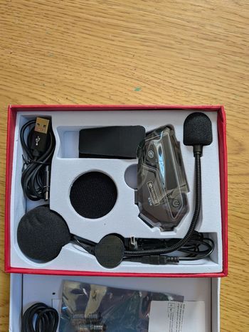 Używany Gearelec gx10 GX10 Bluetooth Motorcycle Intercom bike — zdjęcie 5 z 5