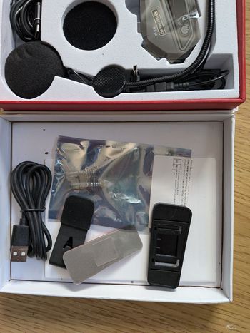 Używany Gearelec gx10 GX10 Bluetooth Motorcycle Intercom bike — zdjęcie 3 z 5