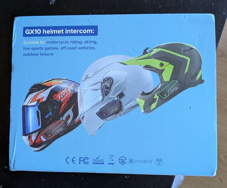 Used Gearelec gx10 GX10 Bluetooth Motorcycle Intercom bike — image 1 of 2