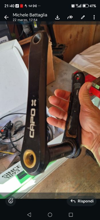 Used leonardi Capo Crankset 175mm bike — image 2 of 3