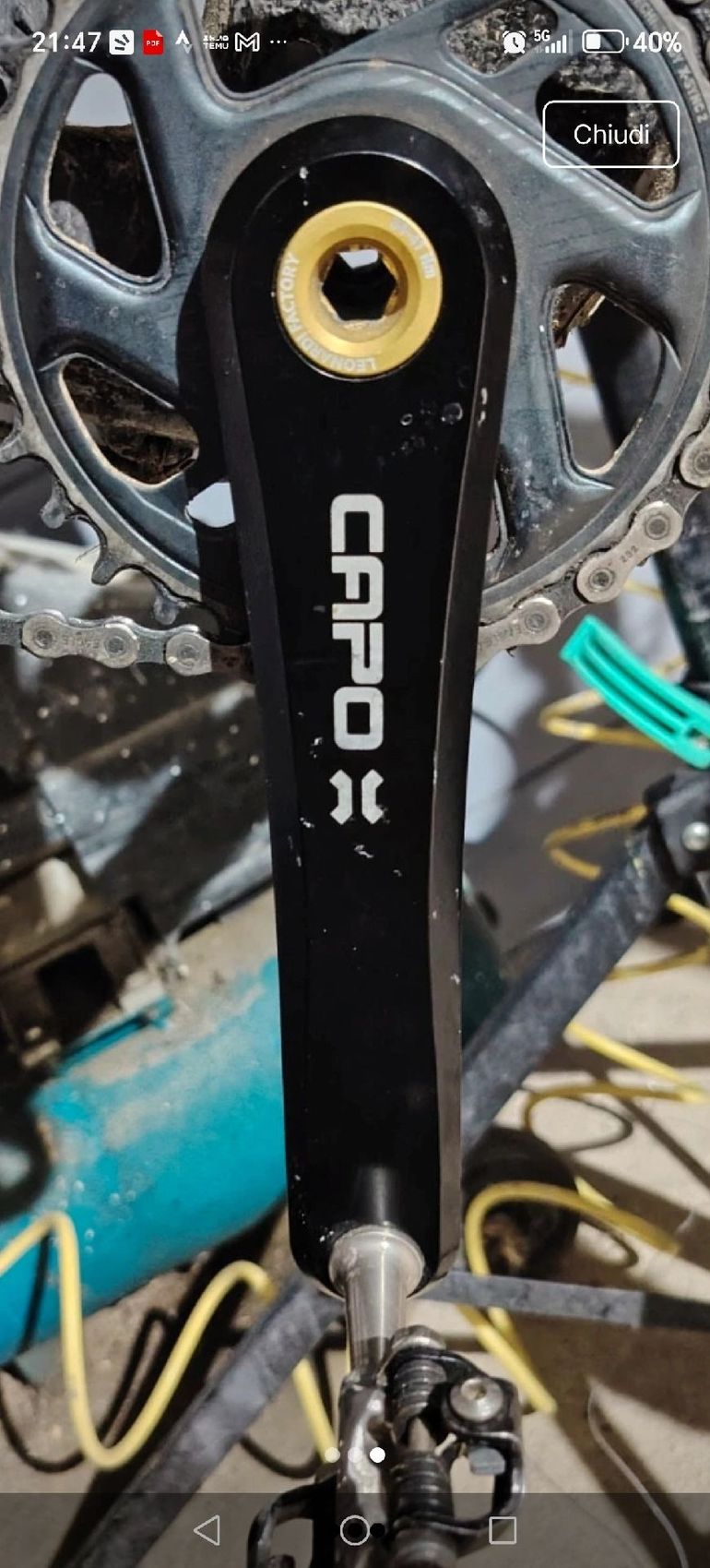 Used leonardi Capo Crankset 175mm bike — image 1 of 3