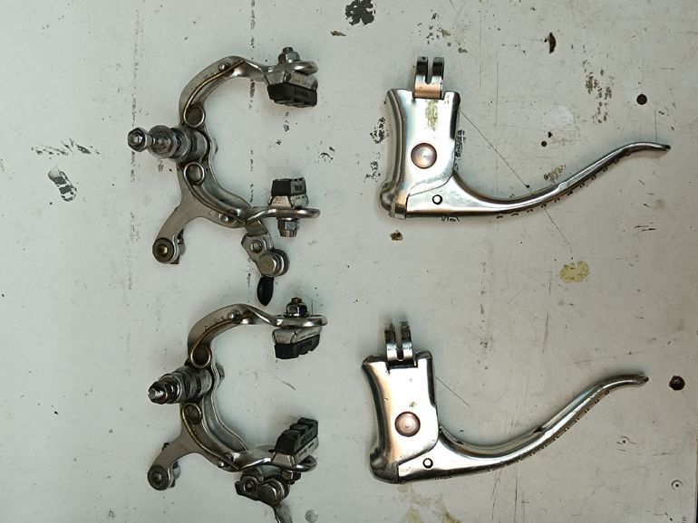 Used Shimano 600 EX Arabesque Brake Set BL-6200 & BR-6200 1978 bike — image 2 of 3