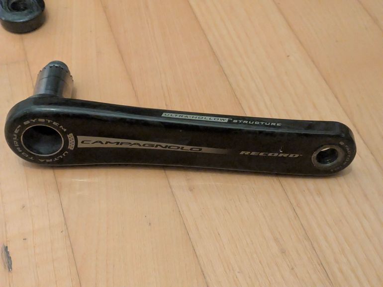 Used Campagnolo Record CT 175 52/34 11s Ultra Torque BB30 bike — image 10 of 10