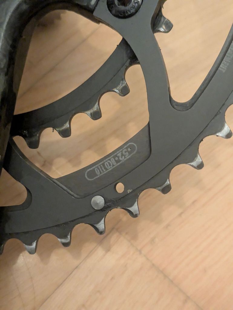 Used Campagnolo Record CT 175 52/34 11s Ultra Torque BB30 bike — image 3 of 10