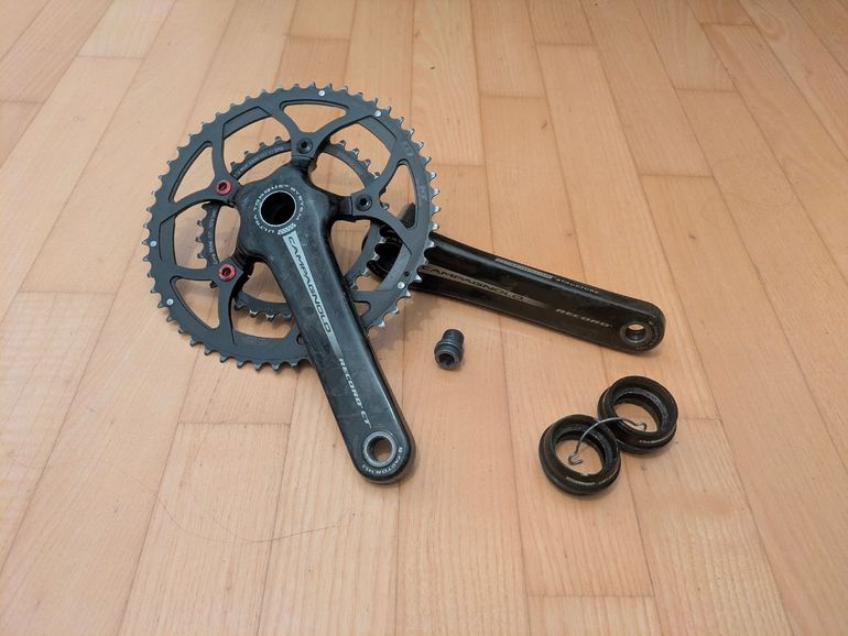 Used Campagnolo Record CT 175 52/34 11s Ultra Torque BB30 bike — image 1 of 10
