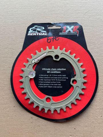 Used Renthal Prato 1xr Chain Ring Drivetrain & Pedals