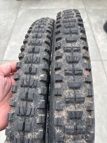 Used Maxxis Minion DHF + DHR 26-inch MTB tyres 2025 bike — image 7 of 7
