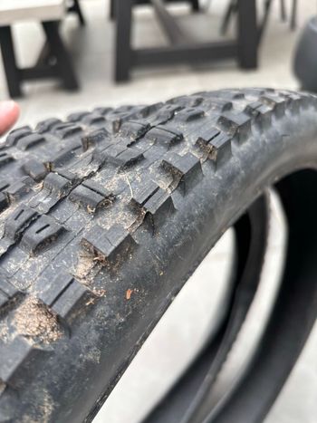 Used Maxxis Minion DHF + DHR 26-inch MTB tyres 2025 bike — image 6 of 7
