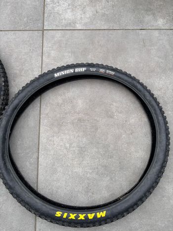 Used Maxxis Minion DHF + DHR 26-inch MTB tyres 2025 bike — image 4 of 7