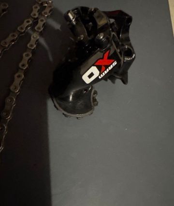 Used Sram XO DH Drivetrain & Pedals