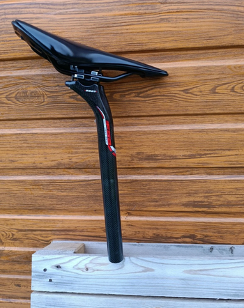 Used Fsa K-Force Carbon Seatpost 31.6 mm bike