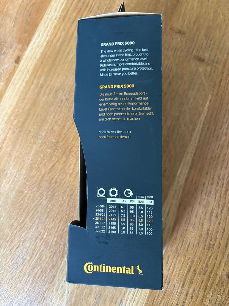 Used Continental Grand Prix 5000 25-622 (700x25C) 2025 bike — image 3 of 4
