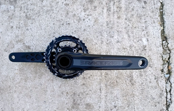 Race Face Aeffect Double Crankset 175 mm Drivetrain & Pedals usato