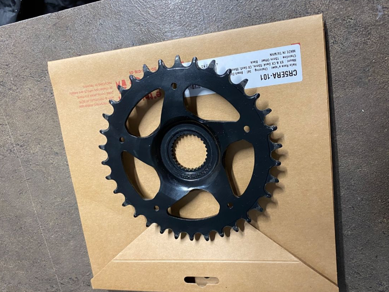 Used acid e-bike crankset 165 mm 34T bike — image 2 of 4